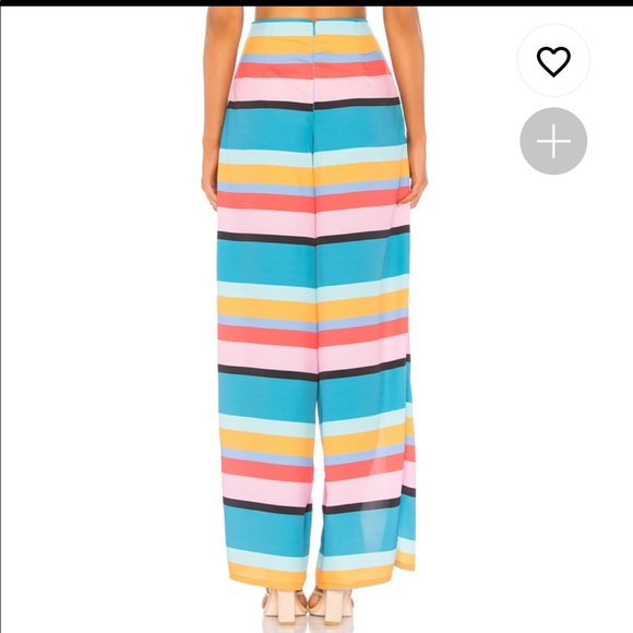 Lovers + Friends Chela Pant in April Stripe NWT - Picture 3 of 4
